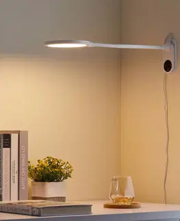 Stolní lampy kancelářské Lindby Stolní lampa Lindby Valtaria LED, CCT, bílá