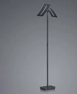 Stojací lampy HELL LED stojací lampa Dual CCT, stmívatelná, černá