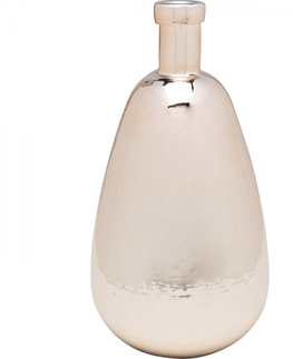 Skleněné vázy KARE Design Skleněná váza Fabuloso - stříbrná, 46cm