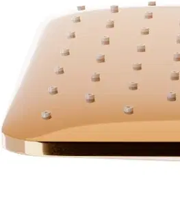 Sprchy a sprchové panely MEXEN D-62 Hlavová sprcha, 20x20 cm, růžové zlato 79762-60