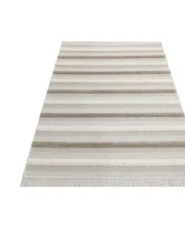 Skandinávské koberce Nadčasový koberec ve skandinávském stylu v béžové barvě Šířka: 120 cm | Délka: 170 cm