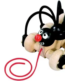 Hračky DETOA - Pavouk tahací dřevěný