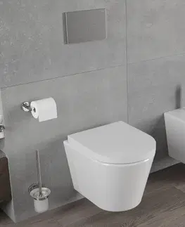WC sedátka MEXEN/S WC předstěnová instalační sada Fenix Slim s mísou WC Rico + sedátko softclose,  bílá 61030478000