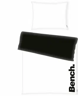 Povlečení Bench Bavlněné povlečení černo-bílá, 140 x 200 cm, 70 x 90 cm