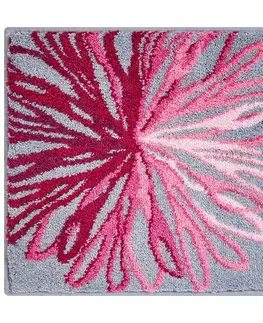 Koberce a koberečky Grund Koupelnová předložka Art růžovo-šedá, 50 x 60 cm