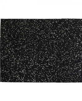 Kožené koberce KARE Design Koberec Glorious Black 170x240cm