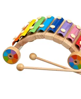 Hračky LUCY & LEO - 245 Duhový xylofon - hudební nástroj