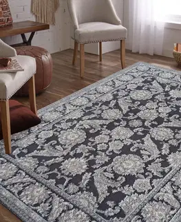 Vintage koberce Moderný koberec s krémovým vzorom Šírka: 160 cm | Dĺžka: 220 cm