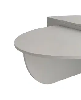 Konferenční stolky Sofahouse Designový konferenční stolek Baltenis 90 cm bílý