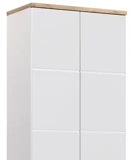 Koupelnový nábytek Comad Koupelnová skříňka Bali 805 4D bílá/dub votan