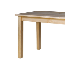 Jídelní stoly Jídelní stůl KARISIMBI, 80x75x50 cm, masiv borovice, moření: …