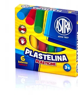 Hračky ASTRA - Plastelína základní 6 barev, 83811905