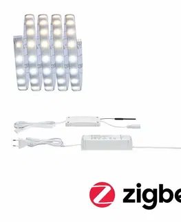Chytré osvětlení PAULMANN MaxLED 500 LED Strip Smart Home Zigbee s krytím základní sada 1,5m IP44 9W 60LEDs/m měnitelná bílá 20VA