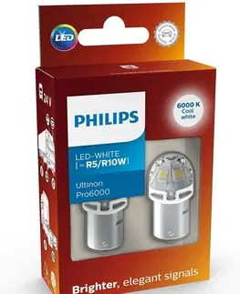 Autožárovky Philips LED R5W/R10W 24V 1W Ultinon Pro6000 SI 6000K 2ks 24805CU60X2