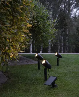 Zemní svítidlo s bodcem STAR TRADING LED solární zapichovací bodové světlo Powerspot 3k