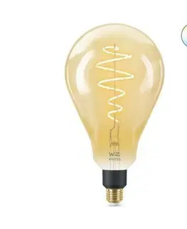 LED žárovky LED Žárovka WiZ Tunable White Filament Amber 8718699786854 E27 PS160 6,5-25W 390lm 2000-5000K, stmívatelná