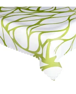 Ubrusy Forbyt, Ubrus s nešpinivou úpravou, Eline, zelená pr.155 cm