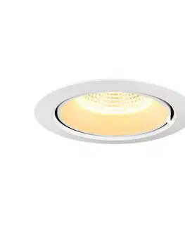 LED podhledová svítidla SLV BIG WHITE GIMBLE IN 150 Indoor, stropní vestavné LED svítidlo, bílé, 3000K 1002888