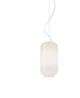 Závěsná světla Foscarini Foscarini Chouchin Bianco 2 LED závěsná lampa zapnuto/vypnuto