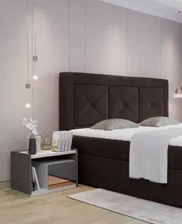 BOXSPRING postele Artelta Čalouněná manželská postel IDRIS | 180 x 200 cm Farebné prevedenie IDRIS: Berlin 01