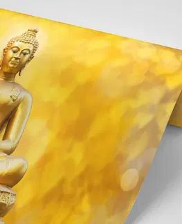 Samolepící tapety Samolepící tapeta zlatá socha Buddhy