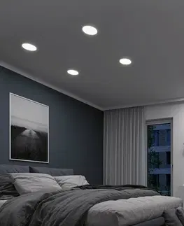 Chytré osvětlení PAULMANN Smart Home Zigbee LED vestavné svítidlo Areo VariFit IP44 kruhové 175mm 13W matný chrom měnitelná bílá 930.45