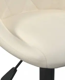 Jídelní sety Otočná jídelní židle 2 ks samet / kov Dekorhome Růžová