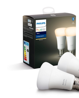 Žárovky Philips SADA 2x LED Stmívatelná žárovka Philips Hue WHITE E27/9W/230V 2700K 