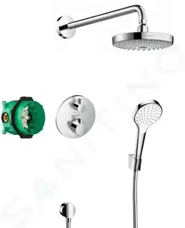 Sprchy a sprchové panely HANSGROHE Croma Select S Sprchový set 180 s termostatem Ecostat S, 2 proudy, chrom 27295000