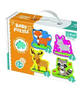Puzzle REFL Baby Zvířata v lese 4v1 3,4,5,6 dílků