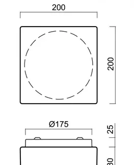 Klasická nástěnná svítidla OSMONT 41252 LINA 1 stropní/nástěnné skleněné svítidlo bílá IP43 60W E27