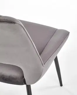 Židle Jídelní židle K404 Halmar Šedá