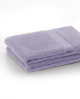 Ručníky Bavlněný ručník DecoKing Mila 30x50cm fialový, velikost 30x50