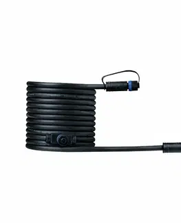 Zahradní osvětlení Plug & Shine Paulmann Plug&Shine kabel IP68 5m černá 939.27 P 93927