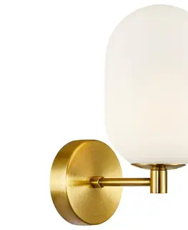Svítidla  Nástěnná lampa ALIAS 1xE14/40W/230V zlatá 