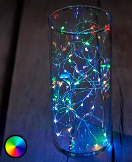 Světelné řetězy do interiéru Sirius LED světelný řetěz Knirke multi, RGB, 40 světel.