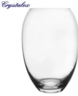 Vázy skleněné Crystalex Skleněná váza, 15,5 x 22,5 cm 