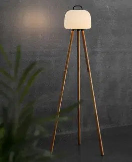 Venkovní osvětlení terasy Nordlux LED stojací lampa Kettle Tripod stínidlo 22cm