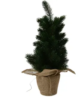 Vánoční dekorace Dekorační stromek Smrk tmavě zelená, 45 cm