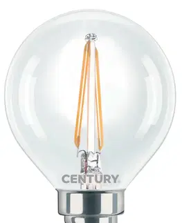 LED žárovky CENTURY LED FILAMENT MINI GLOBE ČIRÁ 2W E14 2700K 245Lm 360d 45x76mm IP20 CEN INH1G-021427