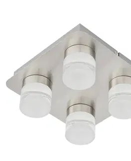 Stropní svítidla Ledino LED stropní světlo Stefanie, 4 zdroje, ocel