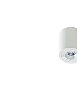 Moderní bodová svítidla Stropní bodové přisazené svítidlo AZzardo Brant white AZ2818 GU10 1x50W IP20 9cm bílé