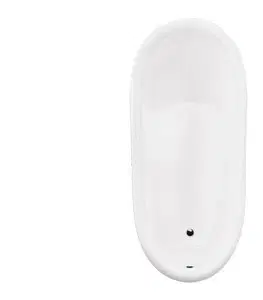 Vany HOPA Volně stojící vana OTYLIA bílá Barva Bílá, Nožičky k vaně Chromové, Rozměr vany 160 × 77 cm VANMER160C