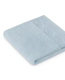 Ručníky AmeliaHome Sada 3 ks ručníků ALLIUM klasický styl světle modrá, velikost 30x50+50x90+70x130