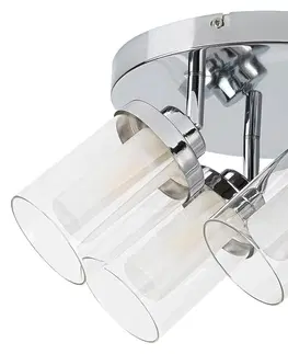 Moderní bodová svítidla Rabalux koupelnové svítidlo Aviva G9 3X MAX 28W chromová IP44 5088