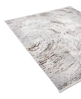 Vintage koberce Krémově šedý vintage designový koberec
