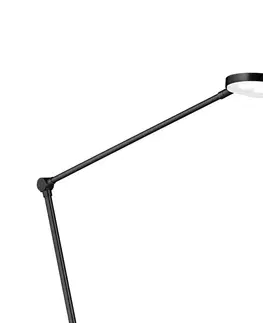 Stojací lampy Knapstein LED stojací lampa Thea-S ovládání gesty, černá