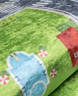 Dětské koberce Dětský koberec s motivem zeleného města