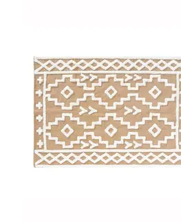 Koberce a koberečky Obdélníkový koberec z juty + materiálu s optickým efektem