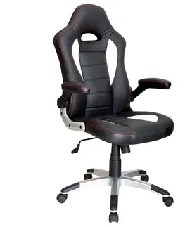 Kancelářské židle Kancelářské křeslo RACER černá/bílá